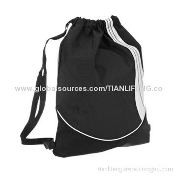 Men's Team Sports Formation Gym Bag, Made of 100% Polyester